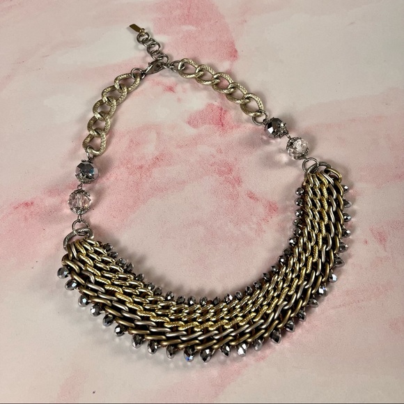 Lucky Star chunky statement link necklace. Gold, silver, gun metal gray - Picture 5 of 13